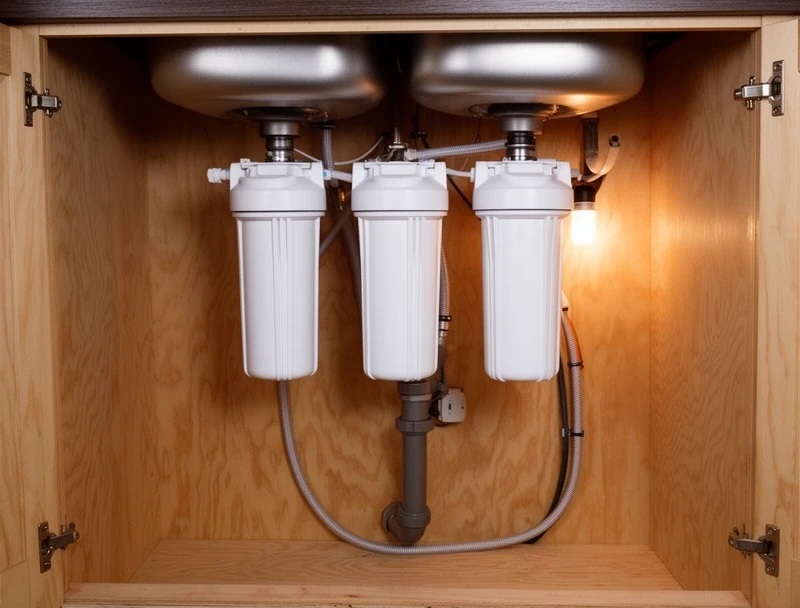 System filtracji pod zlew